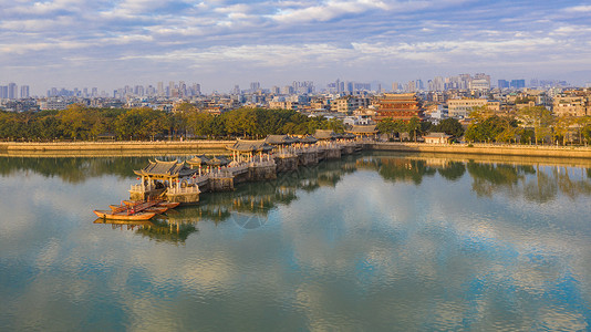 A scenic view of Ningbo Nandu Guangjiqiao