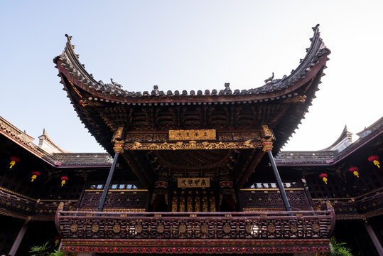 A scenic view of Ningbo Ninghai Guxitai