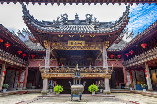 A scenic view of Ningbo Ninghai Guxitai