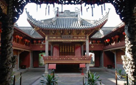 A scenic view of Ningbo Qingan Huiguan