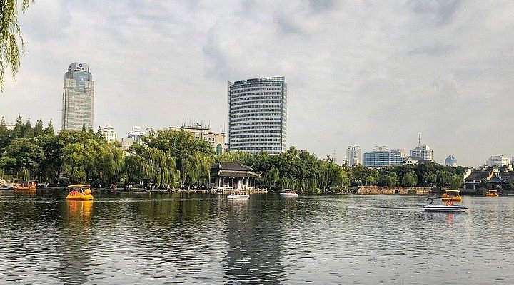 A scenic view of Ningbo Tianluoshan Yizhi