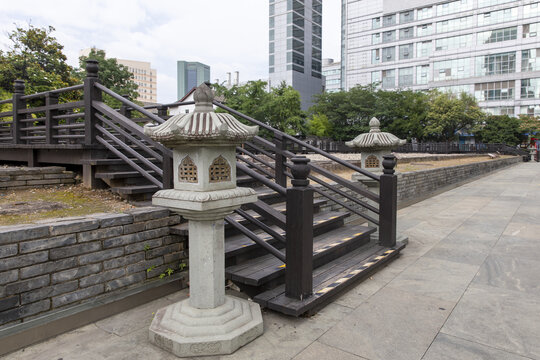 A scenic view of Ningbo Yongfengku Yizhi
