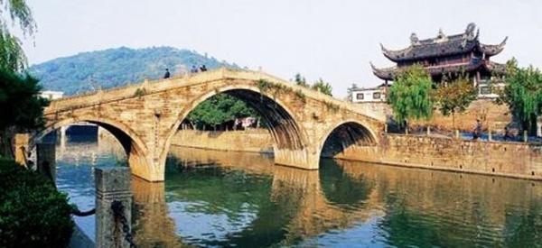 A scenic view of Ningbo Yuyao Tongjiqiao