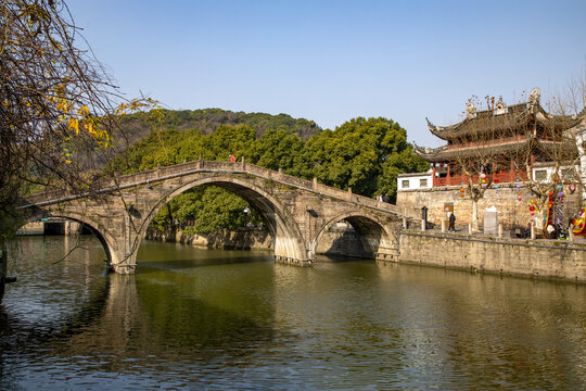 A scenic view of Ningbo Yuyao Tongjiqiao