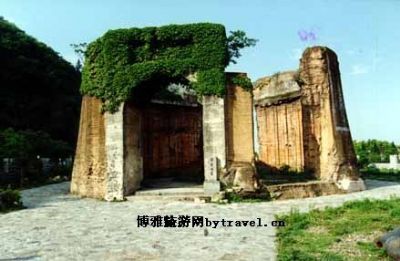 A scenic view of Ningbo Zhenhaikou Haifang Yizhi