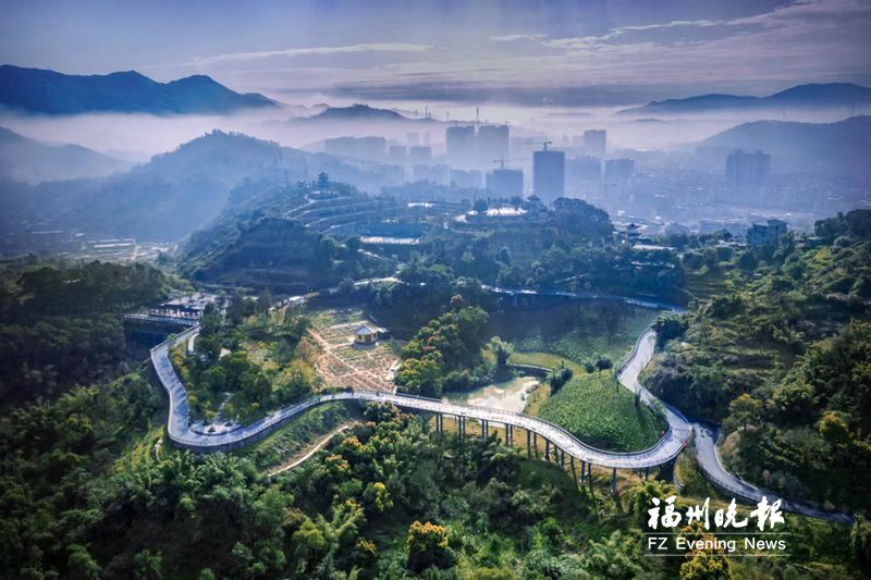 A scenic view of Ningde Baiheling Fuwen Gudao