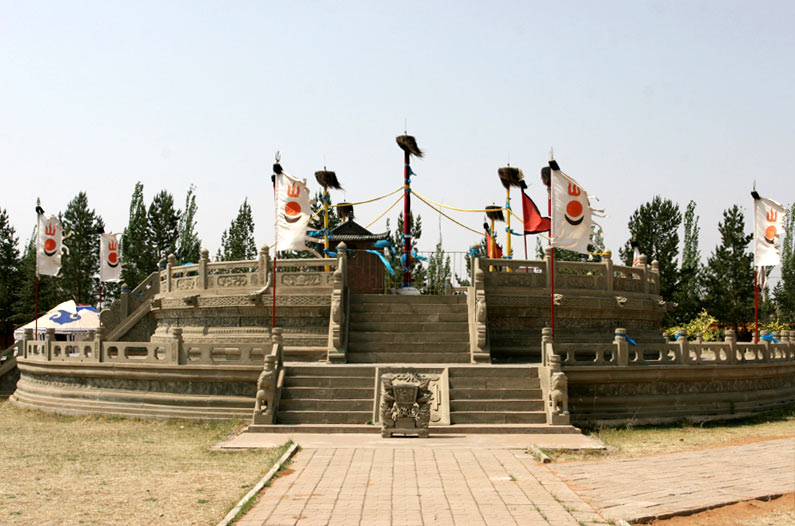 A scenic view of Ordos Chengjisihanling