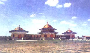 A scenic view of Ordos Chengjisihanling