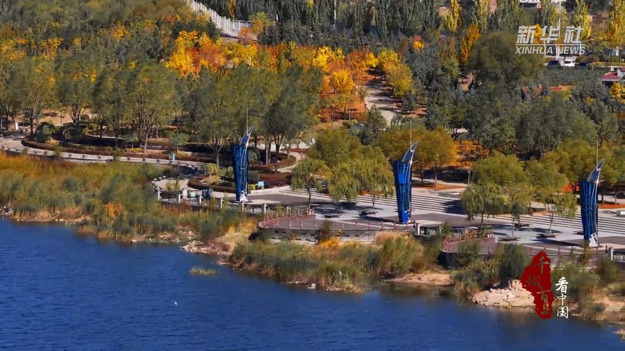 A scenic view of Ordos Shierlianchengchengzhi