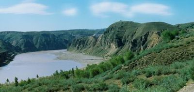 A scenic view of Ordos Zhaizigedanyizhi