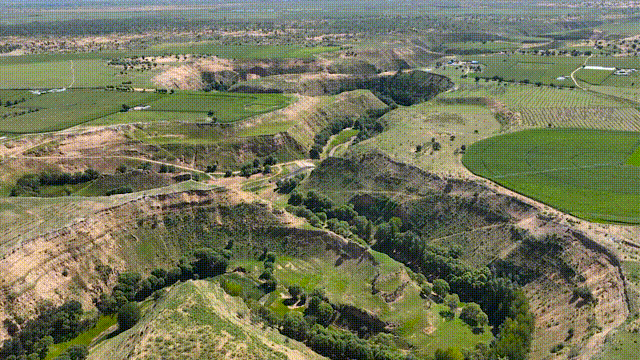 A scenic view of Ordos Zhukaigouyizhi