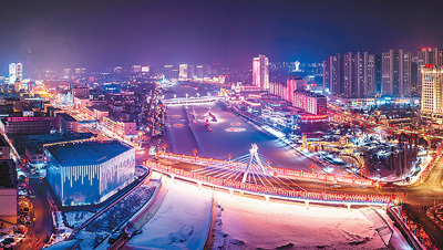 A scenic view of Ordos Zhungeerzhao