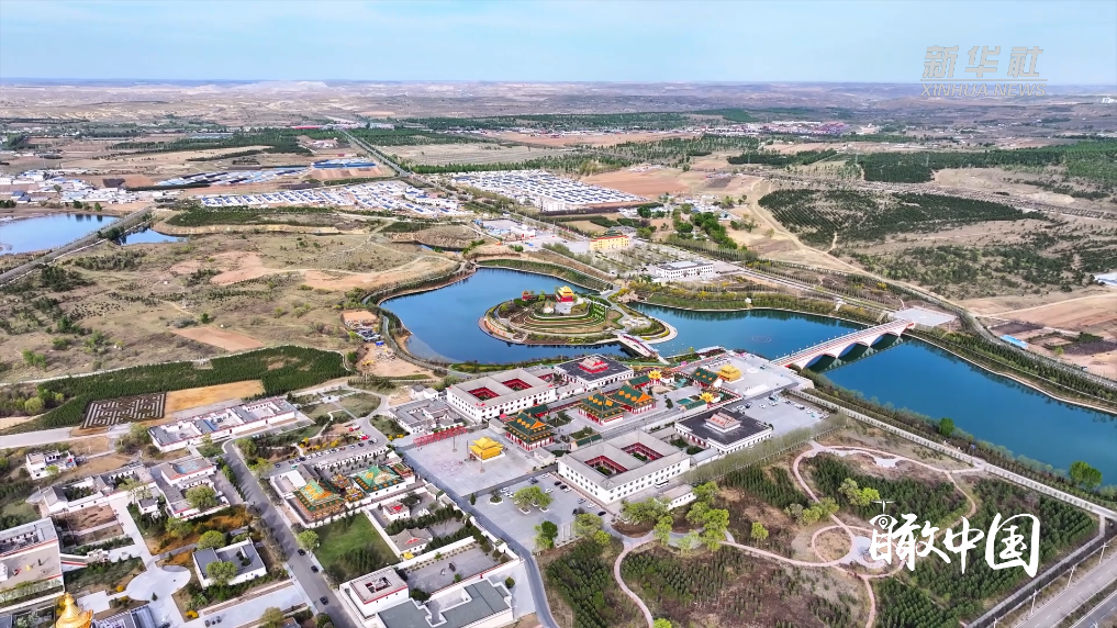 A scenic view of Ordos Zhungeerzhao