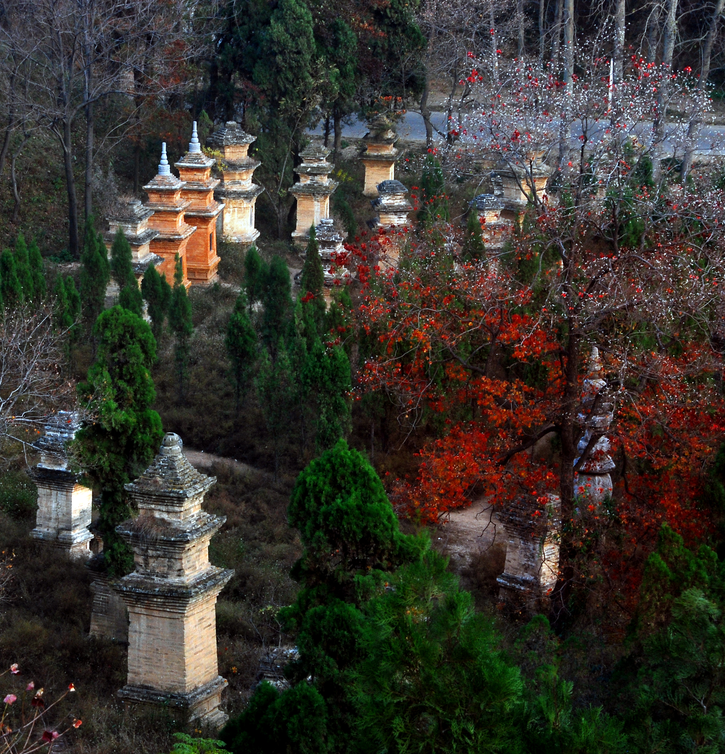 A scenic view of Pingdingshan Fengxuesijitialin
