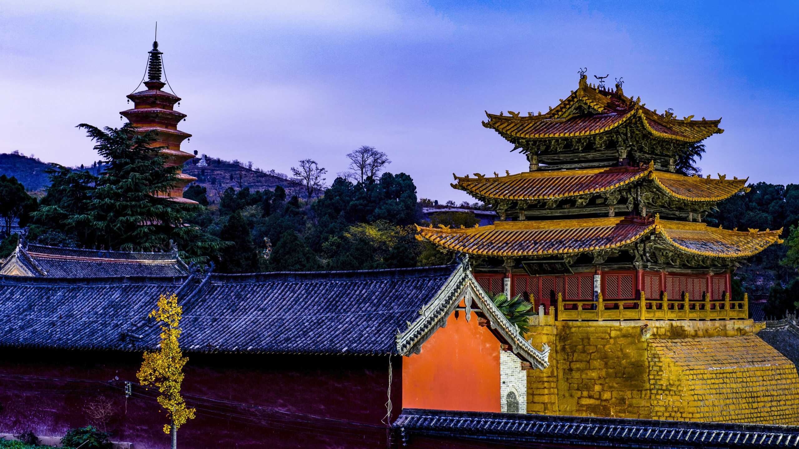 A scenic view of Pingdingshan Fengxuesijitialin