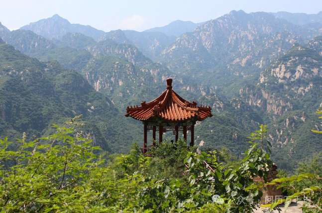 A scenic view of Pingdingshan Fuchengyizhi
