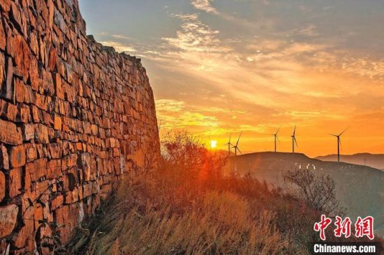 A scenic view of Pingdingshan Fuchengyizhi