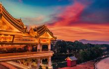 A scenic view of Pingdingshan Houwantaihanmiao