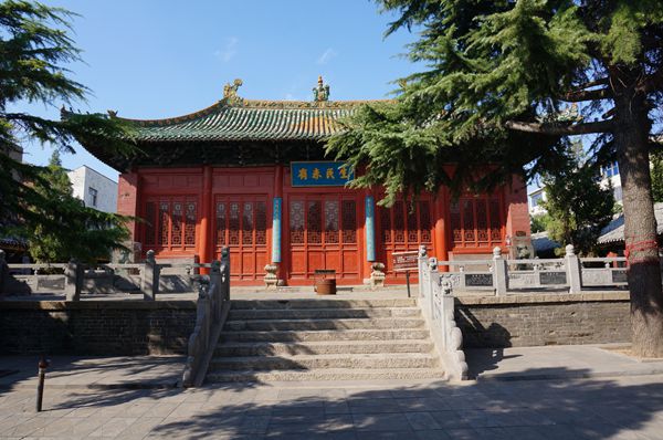 A scenic view of Pingdingshan Ruzhouwenmiao