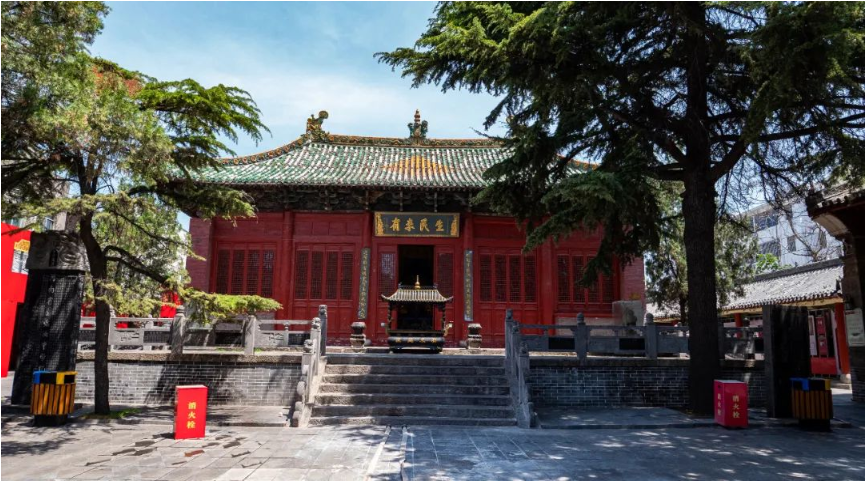 A scenic view of Pingdingshan Ruzhouwenmiao