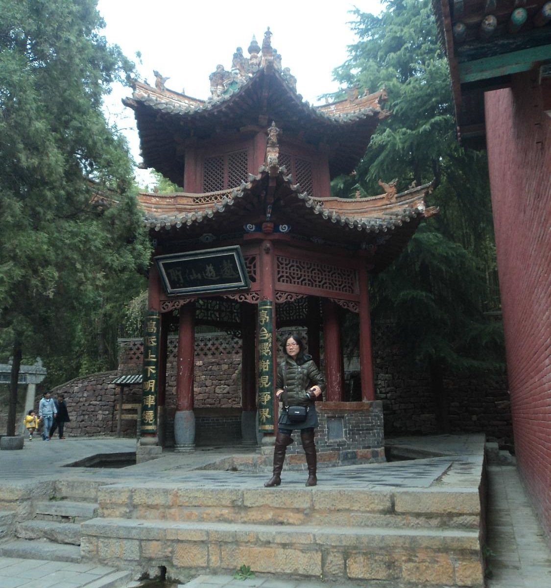 A scenic view of Pingdingshan Ruzhouwenmiao