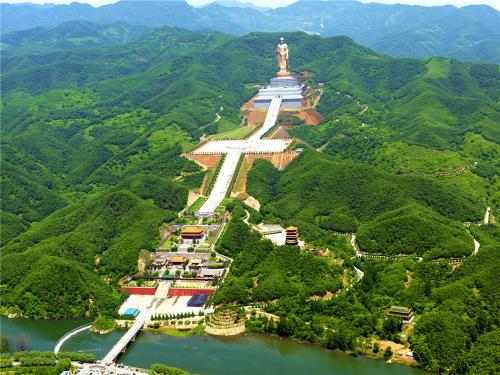 A scenic view of Pingdingshan Wenjiyizhi