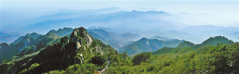 A scenic view of Pingdingshan Wenjiyizhi