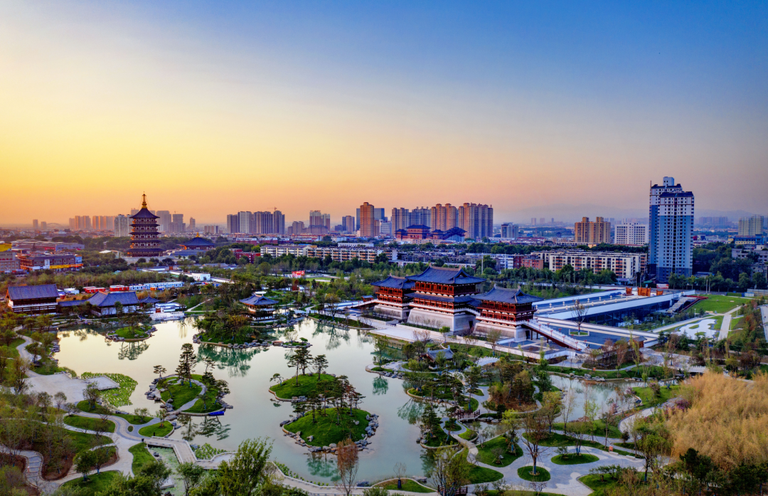 A scenic view of Pingdingshan Yeyigucheng