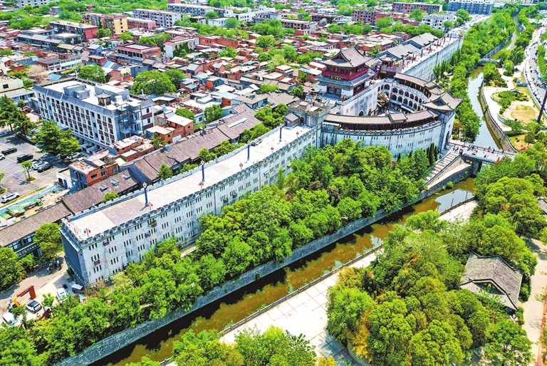 A scenic view of Pingdingshan Yeyigucheng