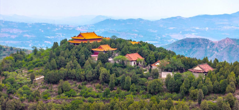 A scenic view of Pingdingshan Yuancishanbei