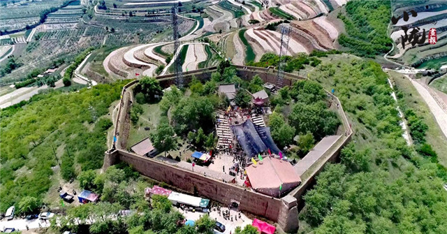 A scenic view of Pingliang Chengji Gucheng Yizhi