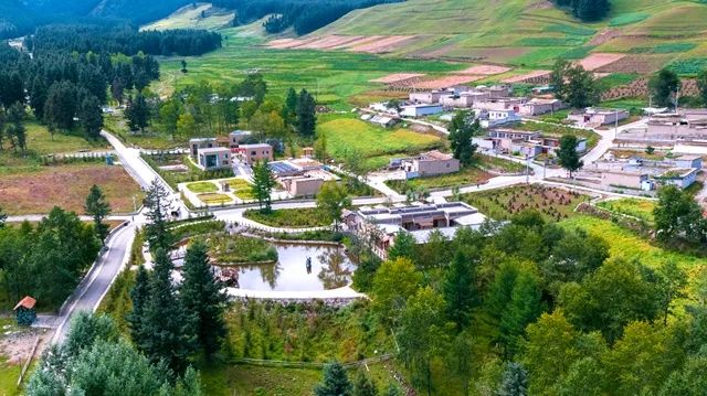 A scenic view of Pingliang Niujiaogou Yizhi