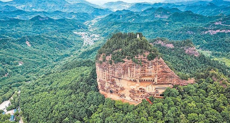 A scenic view of Pingliang Qiaocun Yizhi