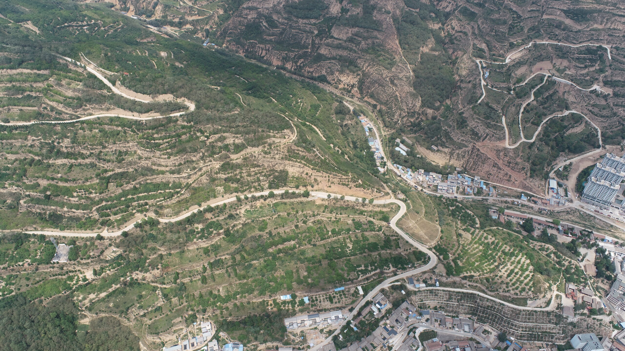 A scenic view of Pingliang Xishan Yizhi