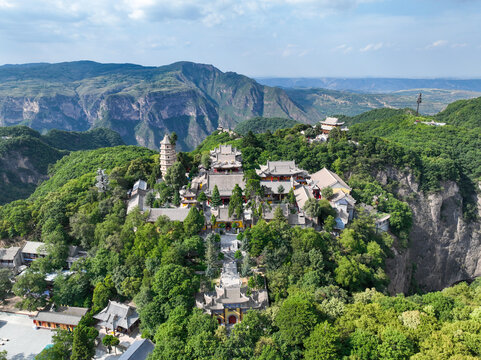 A scenic view of Pingliang Yanensi Ta