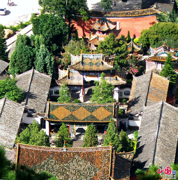 A scenic view of Puer Jingdong Wenmiao