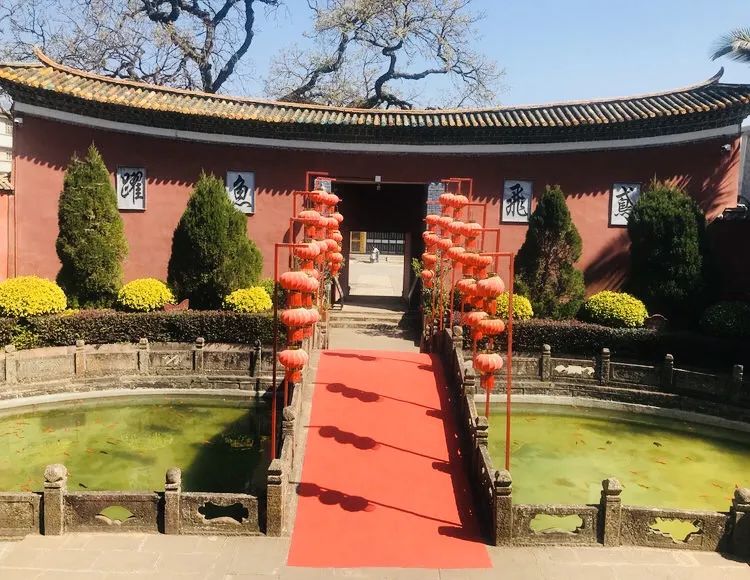 A scenic view of Puer Jingdong Wenmiao