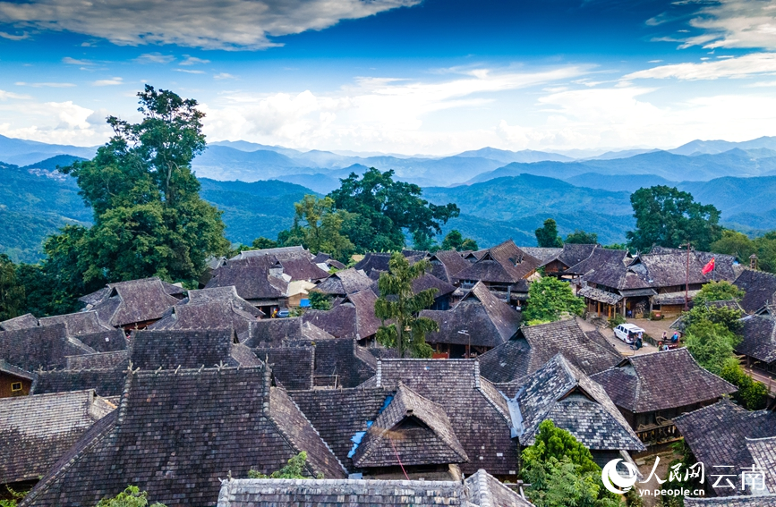 A scenic view of Puer Jingmai Guchayuan