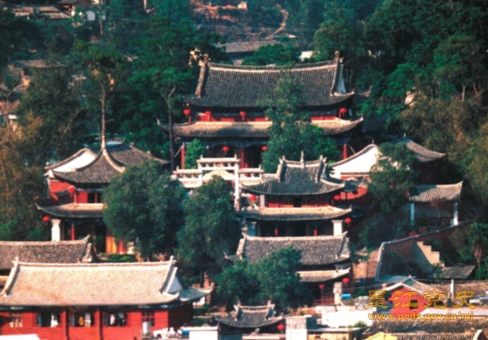 A scenic view of Puer Mojiang Wenmiao