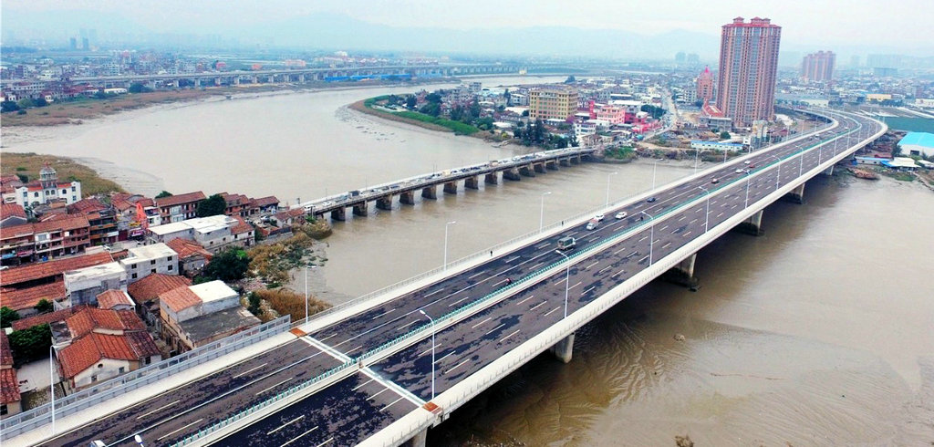 A scenic view of Putian Ninghaiqiao