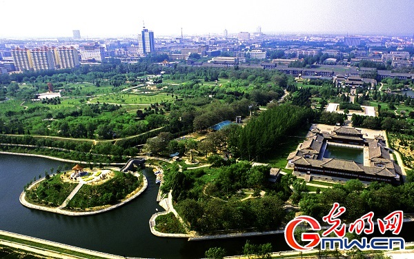 A scenic view of Puyang Qichengyizhi