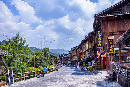 A scenic view of Qiandongnan Jingou Fengyuqiao