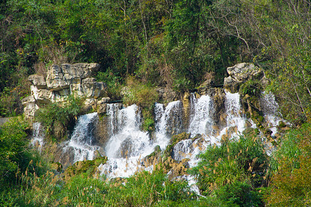 A scenic view of Qiandongnan Qinglongdong