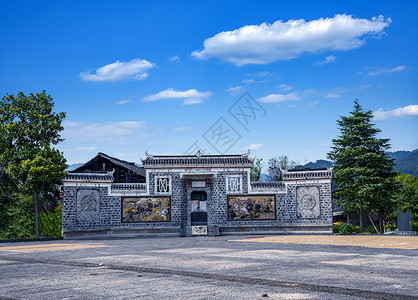 A scenic view of Qiandongnan Yanmen Zhangguansi Cheng