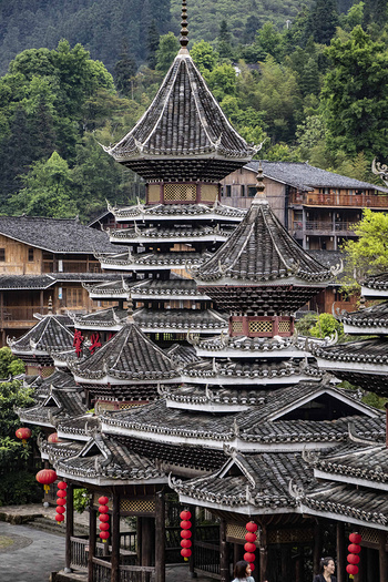 A scenic view of Qianxinan Jiaole Muqun