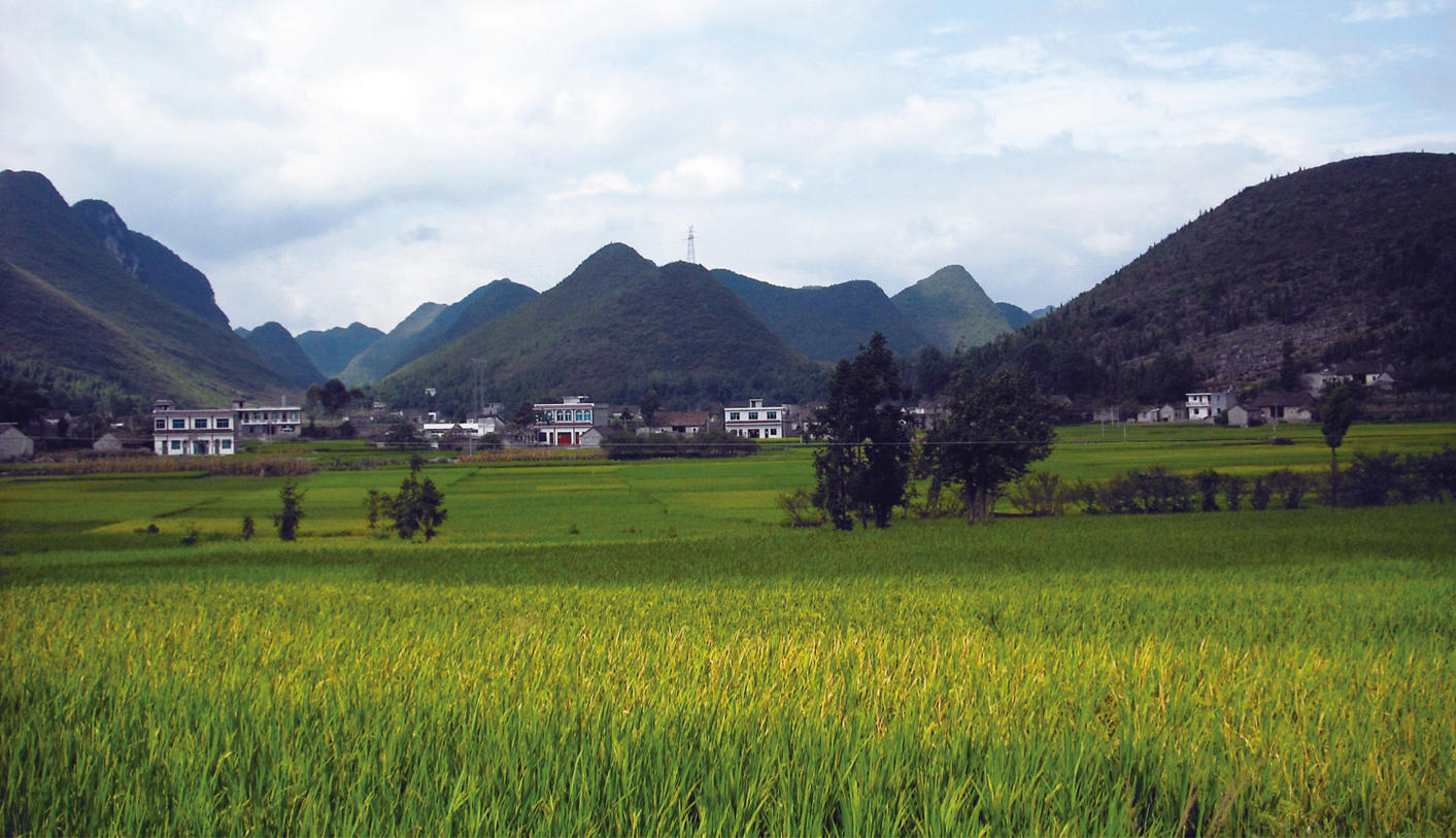 A scenic view of Qianxinan Longguang Guanyindong Yizhi