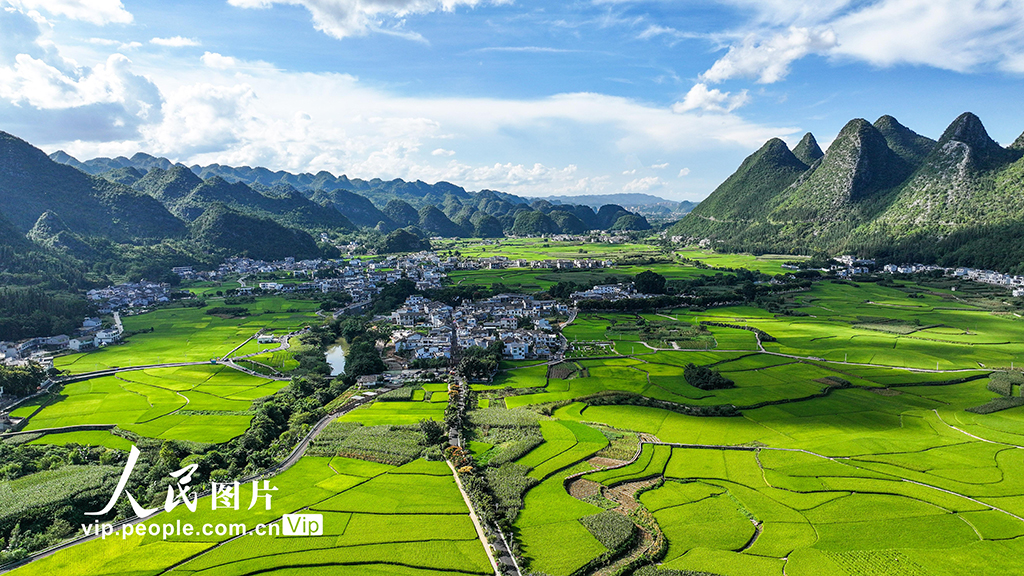A scenic view of Qianxinan Xingyi Wantun Muqun