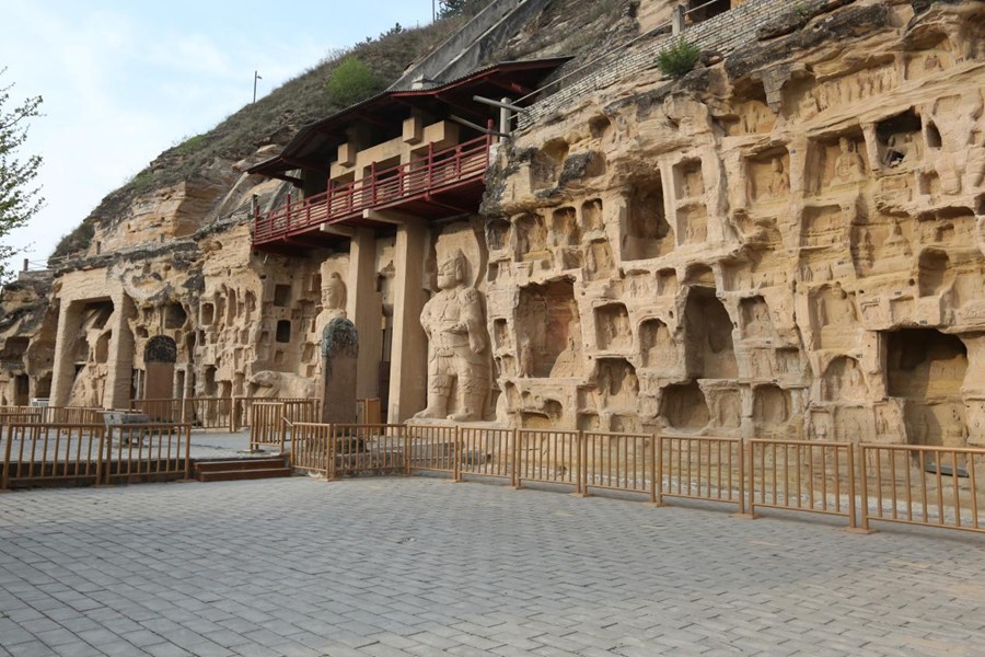 A scenic view of Qingyang Beishikusi