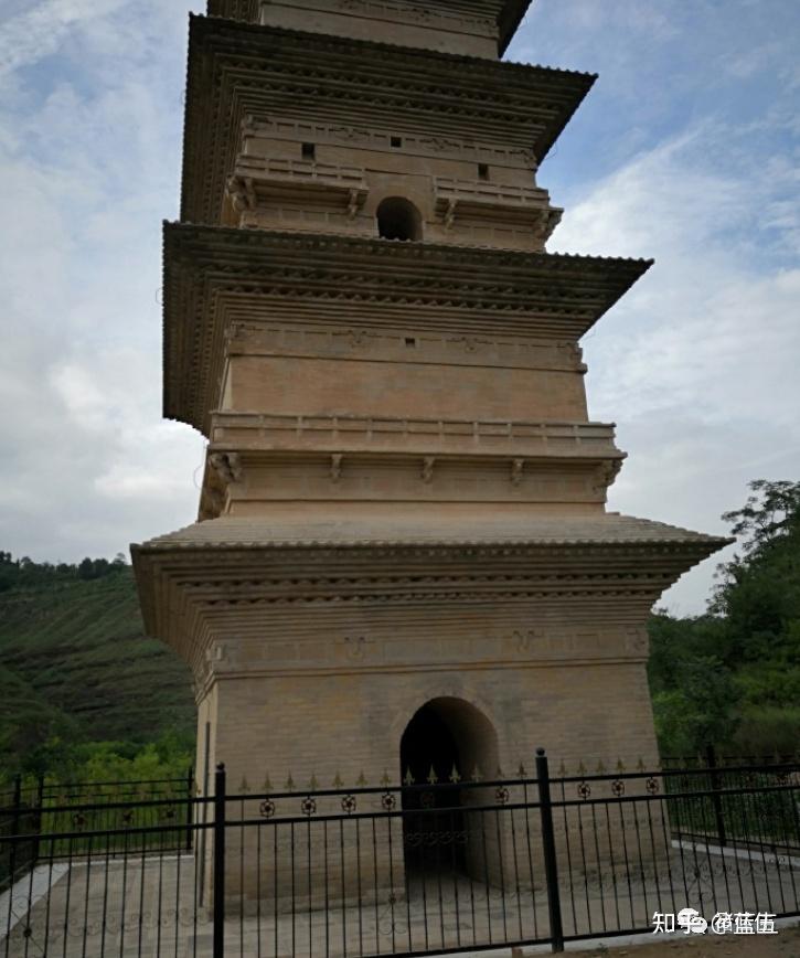 A scenic view of Qingyang Ningshousi Ta