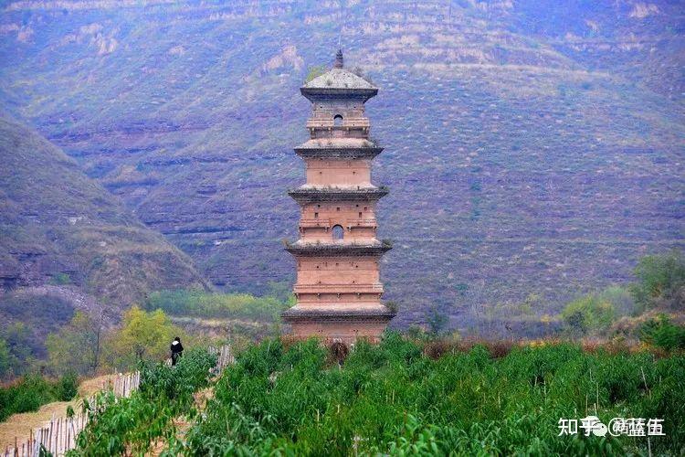 A scenic view of Qingyang Ningshousi Ta